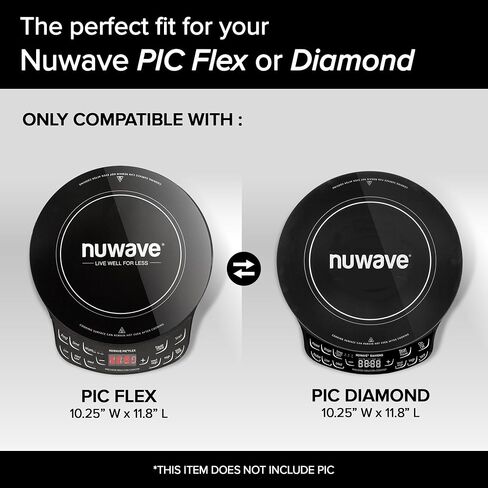 حقيبة حمل Nuwave PIC Flex & Diamond، تباع من قبل الشركة المصنعة الأصلية، متينة، مقاومة للماء، متوافقة فقط مع موديلات PIC Flex 30501، 30502، 30532، 30537، و30527 أو PIC Diamond Model 30511 in Kuwait