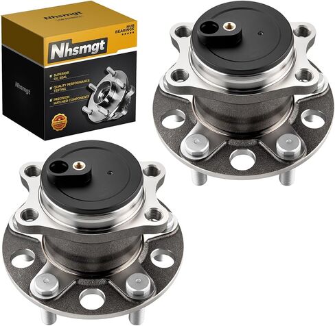 512332 Rear Wheel Bearing Hub Compatible with Patriot 2007-2017, Compass 2007-2017, Avenger 2008-2014, Chrys ler 200 2011-2014, Caliber 2007-2012, Sebring 2007-2010 5 Lug w/ABS 2pcs in Kuwait
