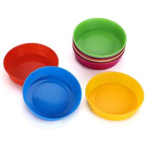 BTSKY Plastic Sorting Bowls, Assorted Colors Set of 10