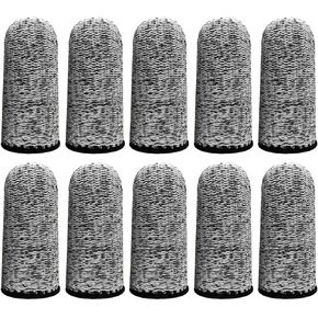 Finger Covers, Reusable Finger Cover, Protector Anti-Cut Fingertip Finger Cover, Anti-Cut Finger Bed Protector, Thumb Finger Protector Bed Suitable for Work (Gray, 10PC)
