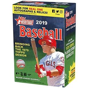 Topps 2019 Heritage Baseball Blaster Box (8 Packs/9 Cards)