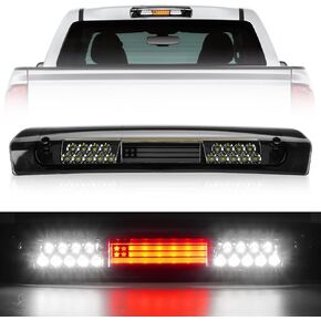 Led Third Brake Light Fit for Dodge RAM 1500 2002 2003 2004 2005 2006 2007 2008, High Mount Stop Light Rear Cab Roof Center Mount Brake Cargo Lamp