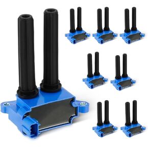 Set of 8 Ignition Coil Pack Compatible with Dodge Challenger Charger Durango Magnum, Chrysler 300 Aspen, Jeep Grand Cherokee Commander, Ram 1500 2500 3500 Replace UF504 5C1569 CUF504
