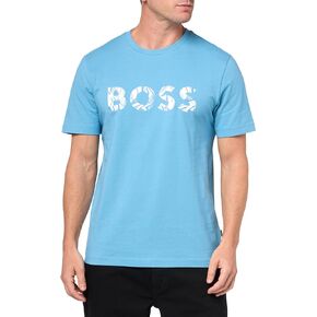 BOSS Men's Printed Cotton Short Sleeve T-Shirt