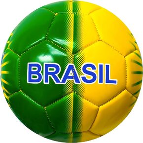 Just 4 Kicks Brasil Soccer Ball (Size 2), Brazil Mini Ball #2