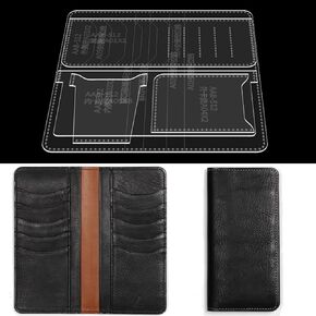 RIVEENY Shoulder Bag Acrylic Template Leather Pattern Acrylic Leather Pattern,Leather Templates for Wome’s Shoulder Bags Wallet (AAB-213)