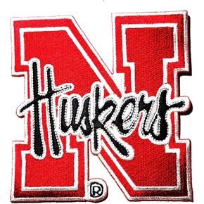 Green Label The Letter N NCAA Lincoln Nebraska University Football American Football Patch Logo Iron on Embroidery Ideal for adorning Your Clothes Jeans Hats Bags Jackets Shirts or Gift Set