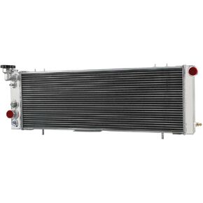 ALLOYWORKS 4 Row All Aluminum Radiator For 1991-2001 Jeep Cherokee XJ/Comanche l4/l6 AT/MT