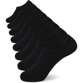 جوارب SIXDAYSOX للرجال بدون عرض 6/8 حزمة جوارب قصيرة غير مرئية منخفضة القطع غير قابلة للانزلاق مقاس 5-8/8-10/10-13
