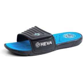 FUNKYMONKEY Men's Slide Sandals with Adjustable Upper and Comfort Quick-Dry Footbed Beach Shower Slippers in Kuwait