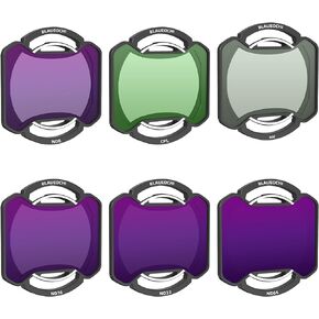BLAUEOCHI ND Filters Set for DJI AVATA2 6 Pack Filters-(UV, CPL,ND8, ND16, ND32, ND64) Camera Lens Filters Kit- Compatible with DJI AVATA2 - Multi-Coated HD Optical Glass