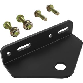 Foozet Zero Turn Hitch - Steel Lawn Mower Hitch, 3/16'' Thick and Heavy Duty Steel Zero Turn Mower Accessories, Including Installation Hardware (Black)