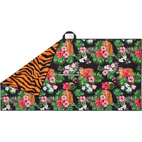 LRD Golf Towel X-Large Microfiber Towel with Carabiner Clip for Golf Bags Transfusion