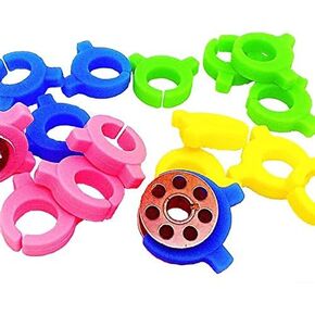 PeavyTailor 16 pcs/Pack Sewing Bobbin Small Clips Sewing Tool Accessory Color Thread Clips Holder Tool
