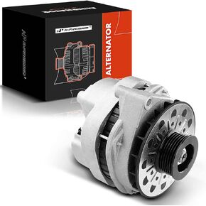 A-Premium Alternator Compatible with Chevrolet Camaro 1994-1997 V8 5.7L & Pontiac Firebird 1994-1997 V8 5.7L, 12V 140Amp Clockwise 6-Groove Pulley, Replace# 10463523, 10480203
