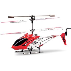 POCO DIVO S107G Phantom 3CH Infrared RC Helicopter Mini Flight S107 Gyro with Light, Red