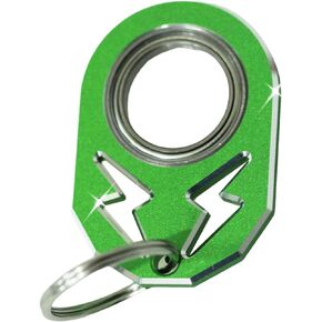 YIPUKIYI New Keychain Spinner Fidget Keychain Fidget Ring Metal Key Chain Spinner Fidget Spinner Keychain Toy for Man Women and Kids (New Black)