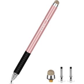 CCIVV Stylus Pen 2 in 1 Fine Point & Mesh Tip for Touch Screen, Compatible for Tablet and Cellphone (1Pc, Blue)