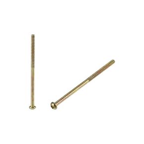 uxcell M4 x 120mm Male Thread Phillips Pan Head Bolt Screw for Double Bed Furniture TV Rack Wall Hanging 5pcs