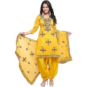 Ready To Wear Indian Pakistani Cotton Ethnic Wear Designer Punjabi Salwar Kameez Patiala Suit for Women