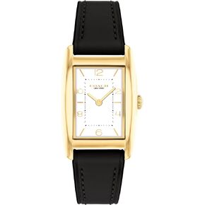 Coach Reese Women's Watch - 2H Quartz Tank Watch with Genuine Leather Strap - Water Resistant 3 ATM/30 Meters - Premium Fashion Timepiece for Everyday Style - 24mm