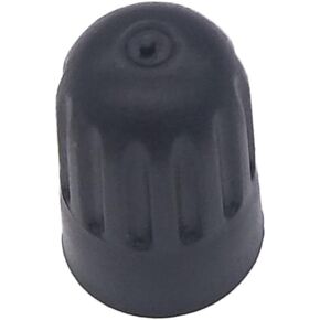 Black TPMS Tire Valve Stem Long Caps Long Plastic Cap with Rubber Seal for TR20008 10 Qty