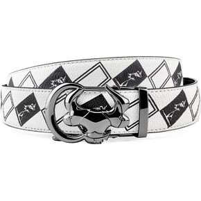 Cowboy Belt for Men Leather Ratchet Dress Belts for Men Adjustable Belt