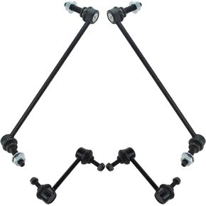 TRQ 4 Piece Suspension Kit Front & Rear Sway Bar End Links Compatible with Ford Explorer