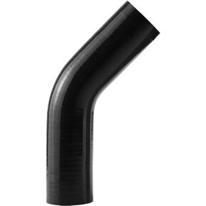 Ucreative 45 Degree Elbow ID: 3" (76mm) 4-Ply 5mm Thickness High Performance Silicone Hose Coupler
