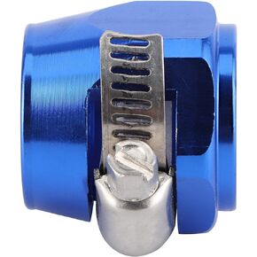 خرطوم تركيب المشبك، 10AN خرطوم المشبك سبائك الألومنيوم خرطوم التشطيب مع المشبك دودة PEX خرطوم السرج حلقات تجعيد خرطوم التشطيب المشبك موصل التشطيب لأنابيب الغاز / الهواء / المياه (الأزرق) in Kuwait