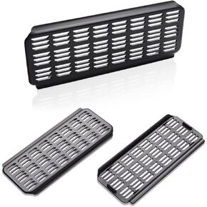 Compatible with Tesla Model Y Air Conditioning Outlet Cover Under Seat Air Vent Grille Protector Snap-in Installation Cover ABS Plastic Air Flow Vent Intake Grille Inlet Accessories 2 Pieces in Saudi Arabia