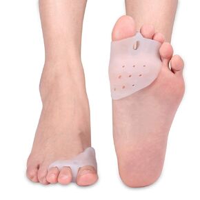 Keenso Bunion Corrector, Adult Women Elastic Gel Toe Straightener Silicone Bunion Protector Gel-lined Bunion Protector Design Easy To Wear for Realign Your Toe Joints