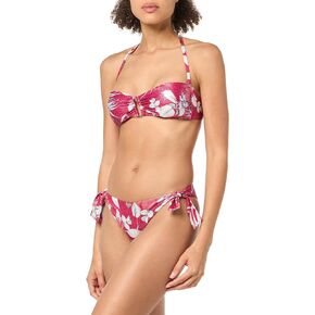 Emporio Armani Women's Standard Band & Bow Brief Floral Print Bikini Set