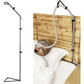 CPAP Hose Holder,Removable and Assemblable Foldable CPAP Hose Hanger Support Comfort and Untangled Sleep,CPAP Supply CPAP Accessories