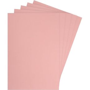 MECCANIXITY Dollhouse Floorboards 12 Inch x 8 Inch Dollhouse Wallpaper and Flooring Pure Color Light Pink for Dollhouse Sand Table Model Accessories 5 Pcs