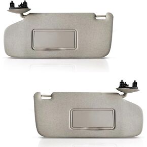 Sun Visor for Chevy Blazer S10 1995-2005 Driver & Passenger OE Quality (Black)