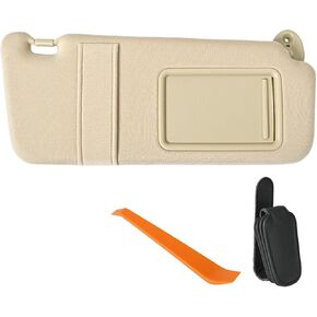 واقي من الشمس على الجانب الأيمن للركاب باللون الرمادي مع ضوء متوافق مع 2009 2010 2011 2012 2013 2014 2015 2016 ملحقات Toyota Venza مع فتحة سقف تحل محل #74320-0T021-A1 in Kuwait