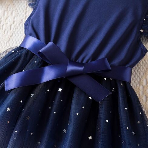 Girls Flower Sleeveless Strap Princess Layered Dress in Saudi Arabia