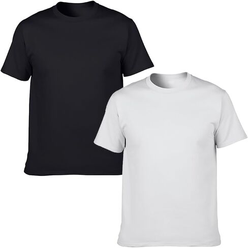 Cotton T shirt for women Crewneck Tee Short Sleeve BasicTop Plus size with 5XL Multipacks in Saudi Arabia