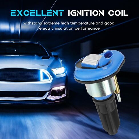 Set of 5 Ignition Coils Pack 5 Iridum Spark Plugs Compatible with 04-06 GMC Canyon, 02-05 Envoy, 04-06 Chevy Colorado, 06 Isuzu i-280 i-350, 05-09 Saab 9-7, 04-05 Buick Rainier Replace UF303 C1395 in Saudi Arabia