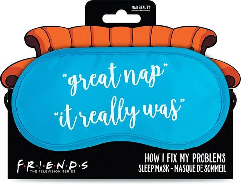 Mad Beauty Friends Classic TV Show Sleep Mask | Great Novelty Gift for Women, Adults, and Kids | Comfortable and Washable | Practical and Fun Sleep Accessory in Saudi Arabia
