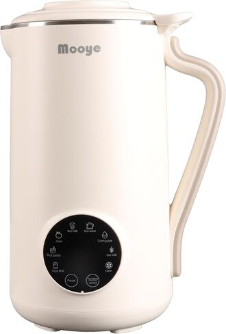 35oz/1000ml Nut Milk Maker with Nut Milk Bag - 8 in 1 Automatic Soy Machine for Homemade Almond, Oat, Soy Milk Machine - 10 Blades, 12 Hours Timer, Self-Cleaning Dairy-Free Beverages Maker in Saudi Arabia