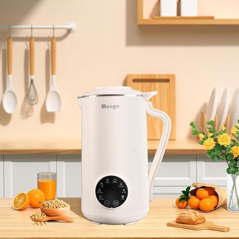 35oz/1000ml Nut Milk Maker with Nut Milk Bag - 8 in 1 Automatic Soy Machine for Homemade Almond, Oat, Soy Milk Machine - 10 Blades, 12 Hours Timer, Self-Cleaning Dairy-Free Beverages Maker in Saudi Arabia