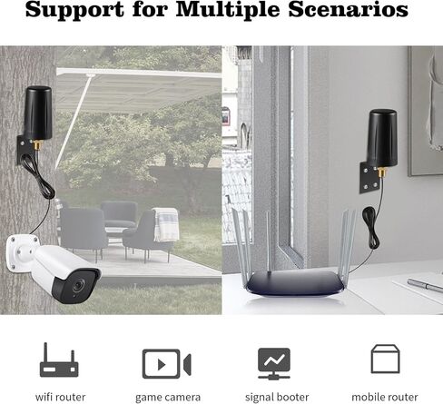 Eifagur 9dBi WiFi 6 6E ثلاثي الموجات 2.4 جيجا هرتز + 5 جيجا هرتز + 6 جيجا هرتز هوائي واي فاي خارجي للواي فاي 6 6E راوتر هوت سبوت الكمبيوتر المكتبي الكمبيوتر PCI-E شبكة واي فاي واي فاي 6E بطاقة ريولينك كاميرا الأمن إشارة الداعم in Kuwait