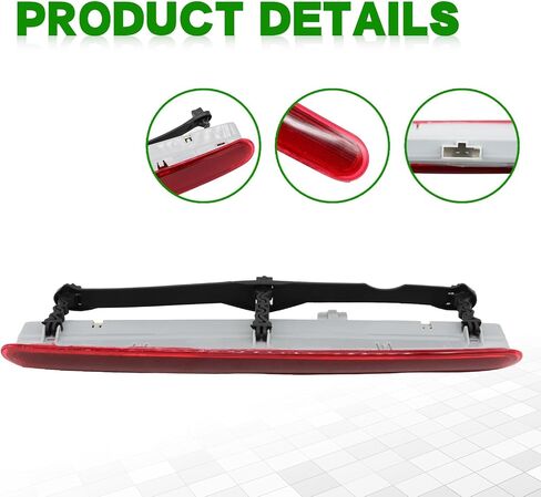 Third Brake Stop Lamp Light High Mount Stop Light Compatible with Beetle 1998-2010 Red 1C0945097E in Saudi Arabia