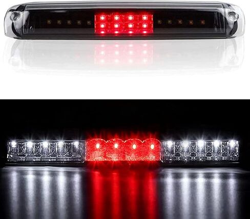 For 1999-2006 Chevrolet Silverado/GMC Sierra 1500 2500 3500 LED 3rd Third Brake Light Rear Tail Stop Lamp High Mount Brake Light (Black Housing + Smoke Lens) in Saudi Arabia