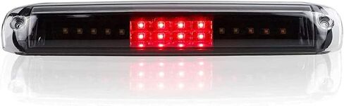For 1999-2006 Chevrolet Silverado/GMC Sierra 1500 2500 3500 LED 3rd Third Brake Light Rear Tail Stop Lamp High Mount Brake Light (Black Housing + Smoke Lens) in Saudi Arabia