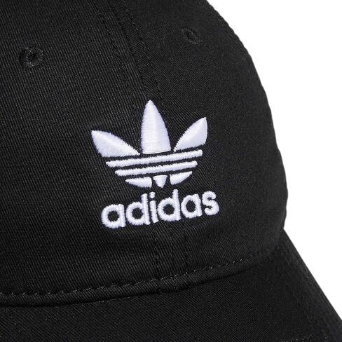 قبعة adidas Originals للأطفال للأولاد والبنات من القطن المغسول بمقاس مريح بشريط خلفي in Saudi Arabia
