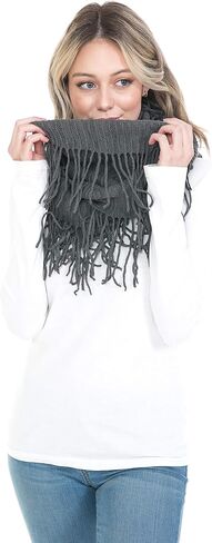 BASICO Fall Winter Scarfs for Women Plaid Infinity Scarf for Cold Weather Circle Loop Scarves in Kuwait