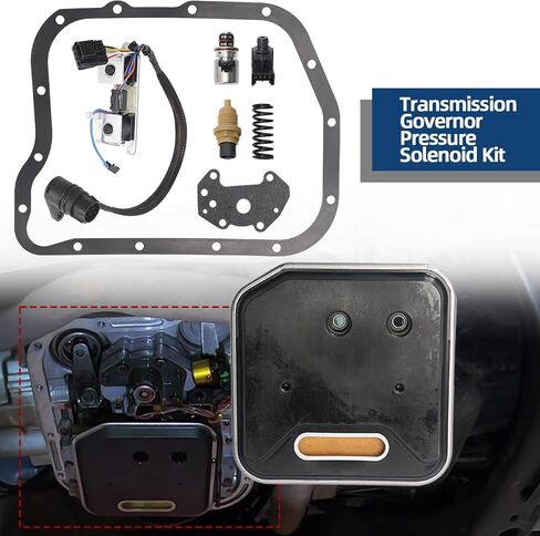 A518 A618 46RE 47RE 48RE Transmission Governor Pressure Sensor Solenoid Filter Kit, Fit for Dodge Ram 1500 2500 3500 Dakota Durango Grand Cherokee, 52118500AB 4617210 56028196AD 04800879 52118789 in Saudi Arabia